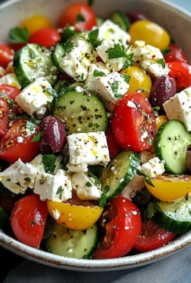 Easy Greek Cottage Cheese Salad for a Healthy Twist