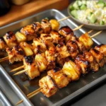 Easy Hawaiian Chicken Kabobs