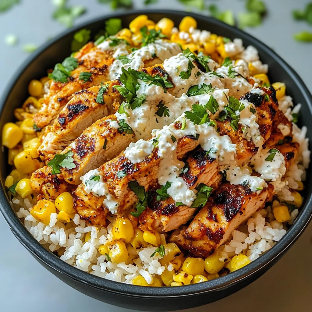 Easy Street Corn Chicken Rice Bowl