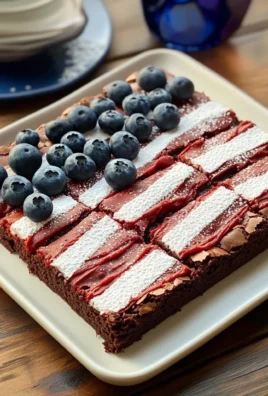 Flag Brownies