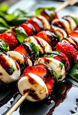 Fresh Strawberry Caprese Skewers Recipe