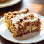 Glazed Apple Crumb Cake