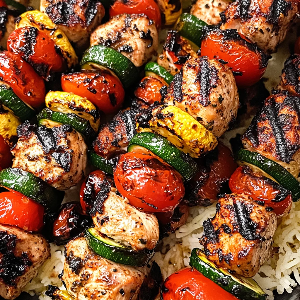 Greek Chicken Skewers