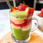 Iced Strawberry Matcha Latte