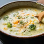 Instant Pot Broccoli Cheese Soup