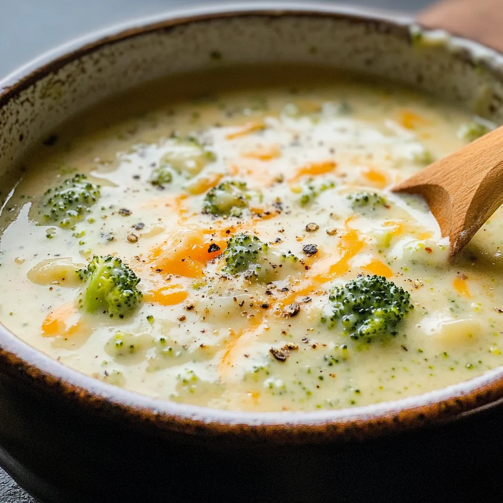Instant Pot Broccoli Cheese Soup