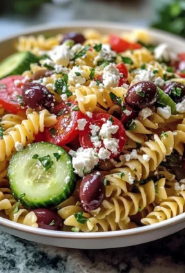 Irresistible Mediterranean Pasta Salad - moanaskitchen