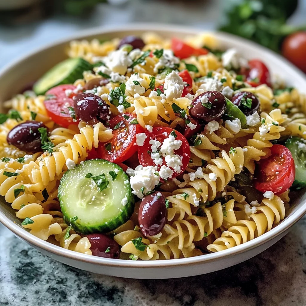 Irresistible Mediterranean Pasta Salad - moanaskitchen