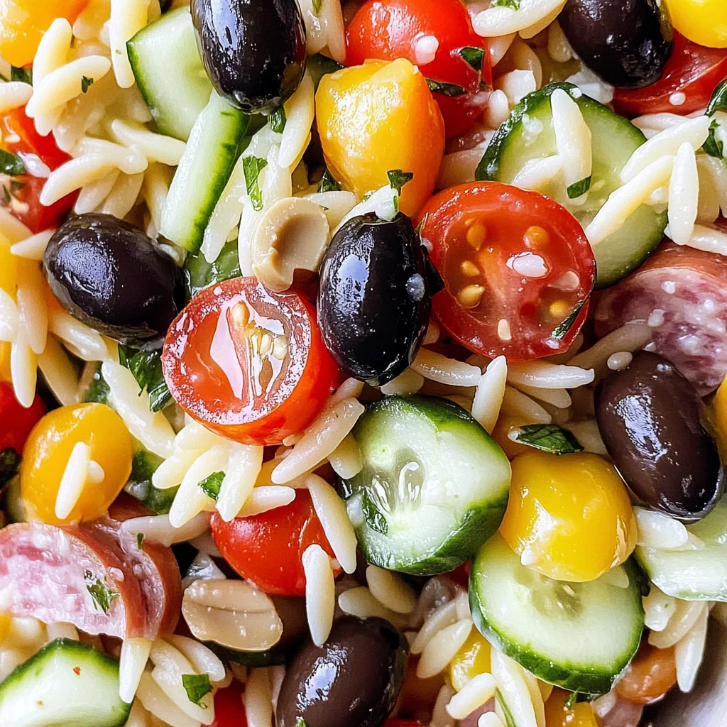 Italian Orzo Salad