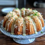 Mini Coconut Lime Bundt Cakes