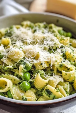 One Pot Spinach Pea Pasta