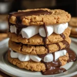 Peanut Butter S’mores Sandwich Cookies