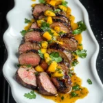 Perfect Grilled beef Tenderloin with Mango Chutney