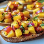 Pineapple Mango Bruschetta