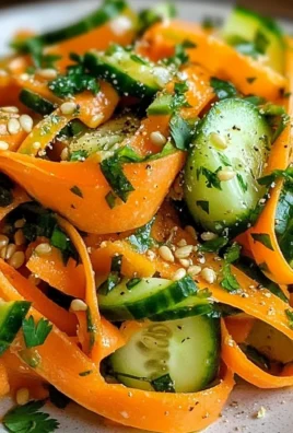 Raw Carrot Ribbon Salad