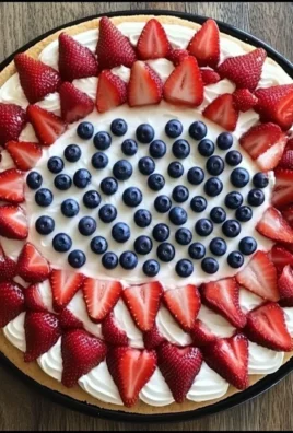 Red, White, and Blue Easy Fruit Pizza Recipe