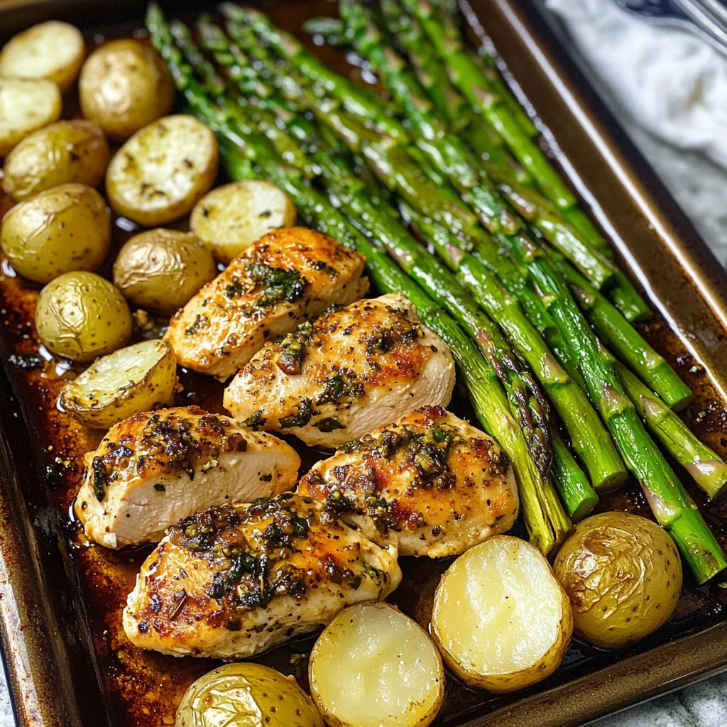 Sheet Pan Chicken and Asparagus