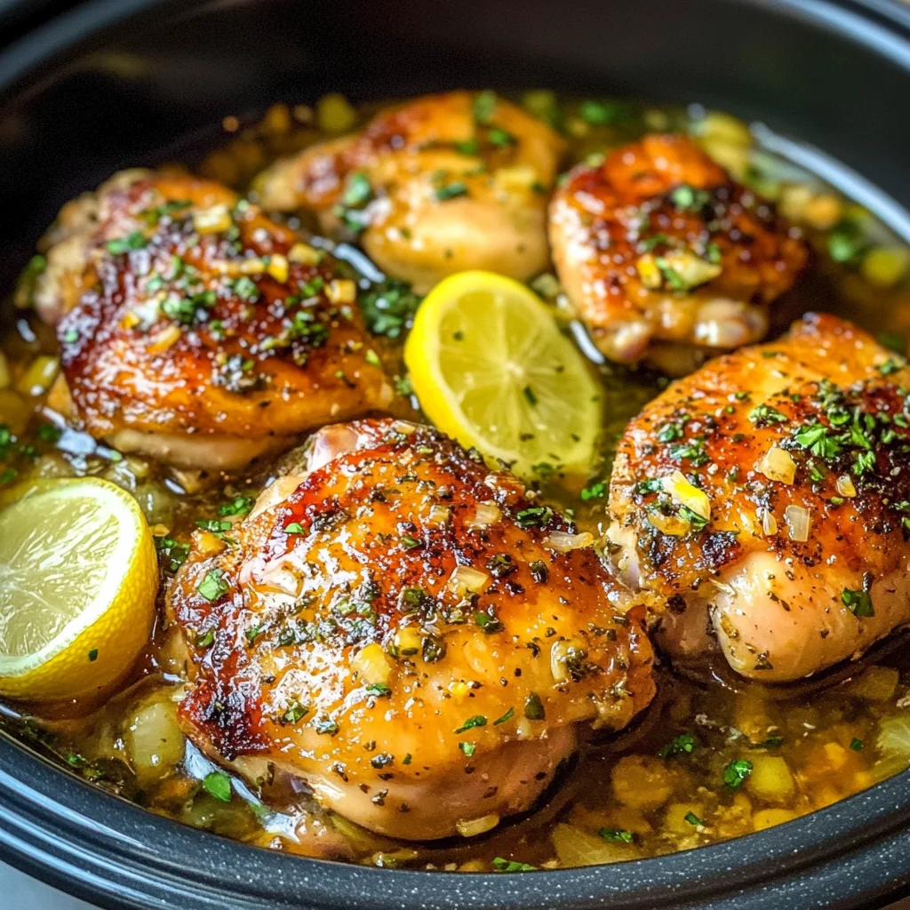 Slow Cooker Chicken Thighs Recipe