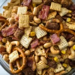 Smoky Bourbon Turkey Bacon Chex Mix