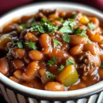 Spicy Baked Beans with Canned Beans