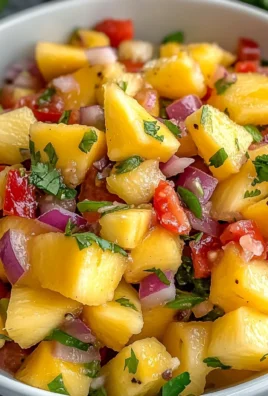 Spicy Pineapple Mango Salsa
