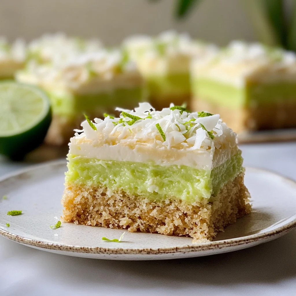 Starbucks lime frosted coconut bars copycat