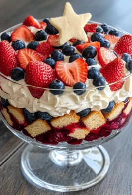 Stars Stripes Berry Trifle a 4Th of July Showstopper