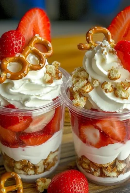 Strawberry Pretzel Salad Parfaits