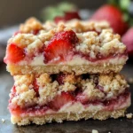 Strawberry Shortcake Streusel Bars