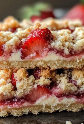 Strawberry Shortcake Streusel Bars