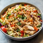 Thai Chicken Salad with Peanut Dressing