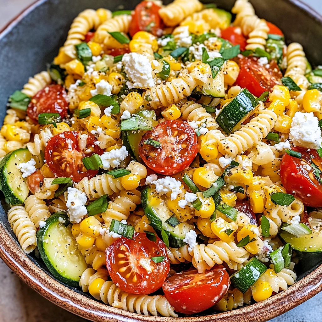 Tomato Corn Pasta Salad