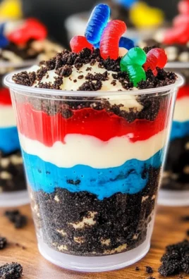 4th of July Dirt Cups