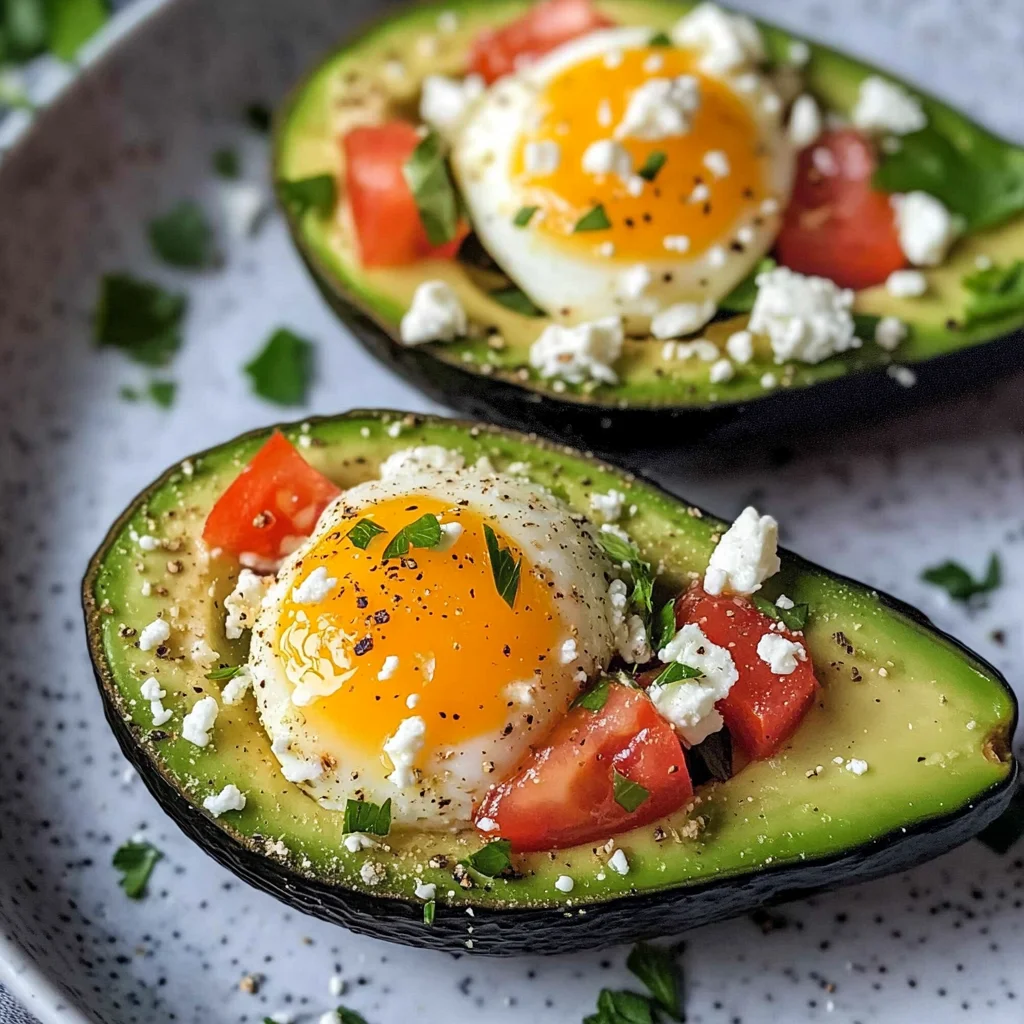 Baked Eggs in Avocado