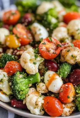 Broccoli Cauliflower Salad