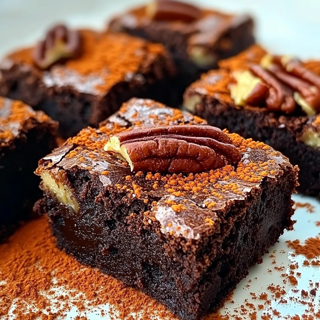 Chocolate Orange Chili Brownies
