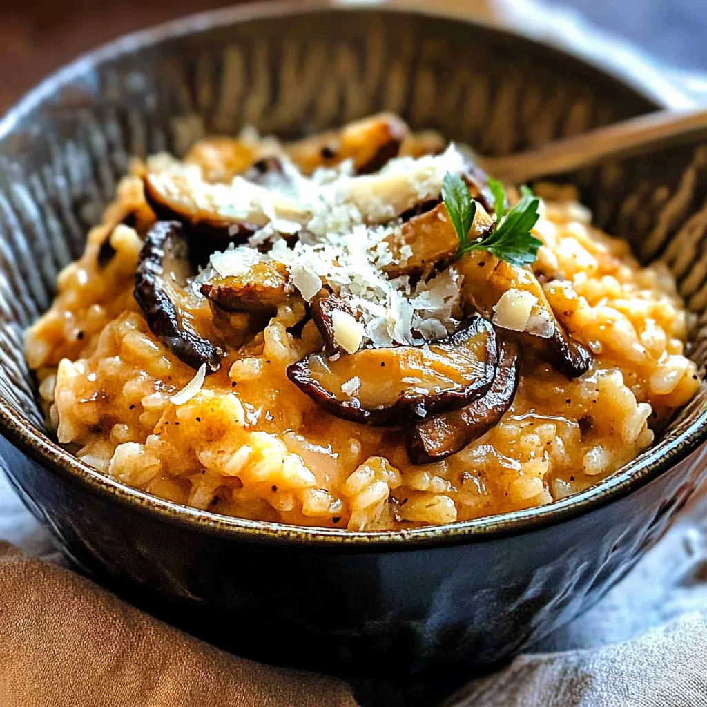 Instant Pot Mushroom Risotto