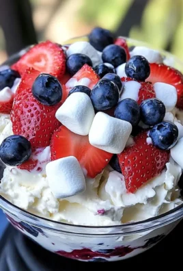Red White & Blue Fluff Salad