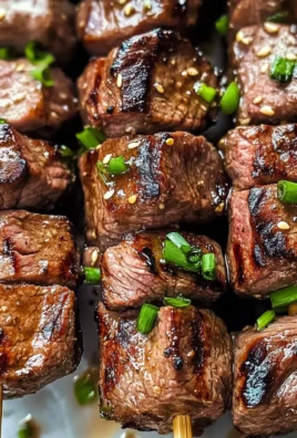 Sesame Ginger Steak Skewers